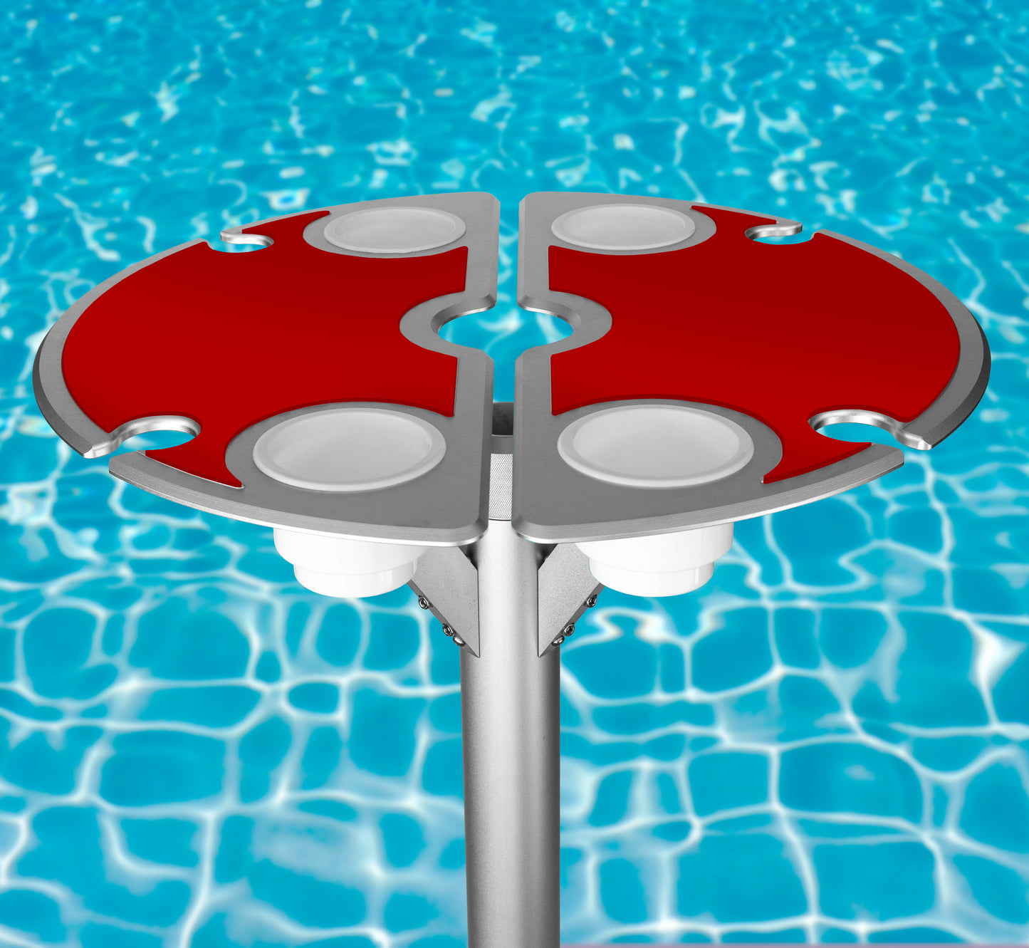 BAJAMATE Poolside Entertainment Table Colored Silicone Placemats