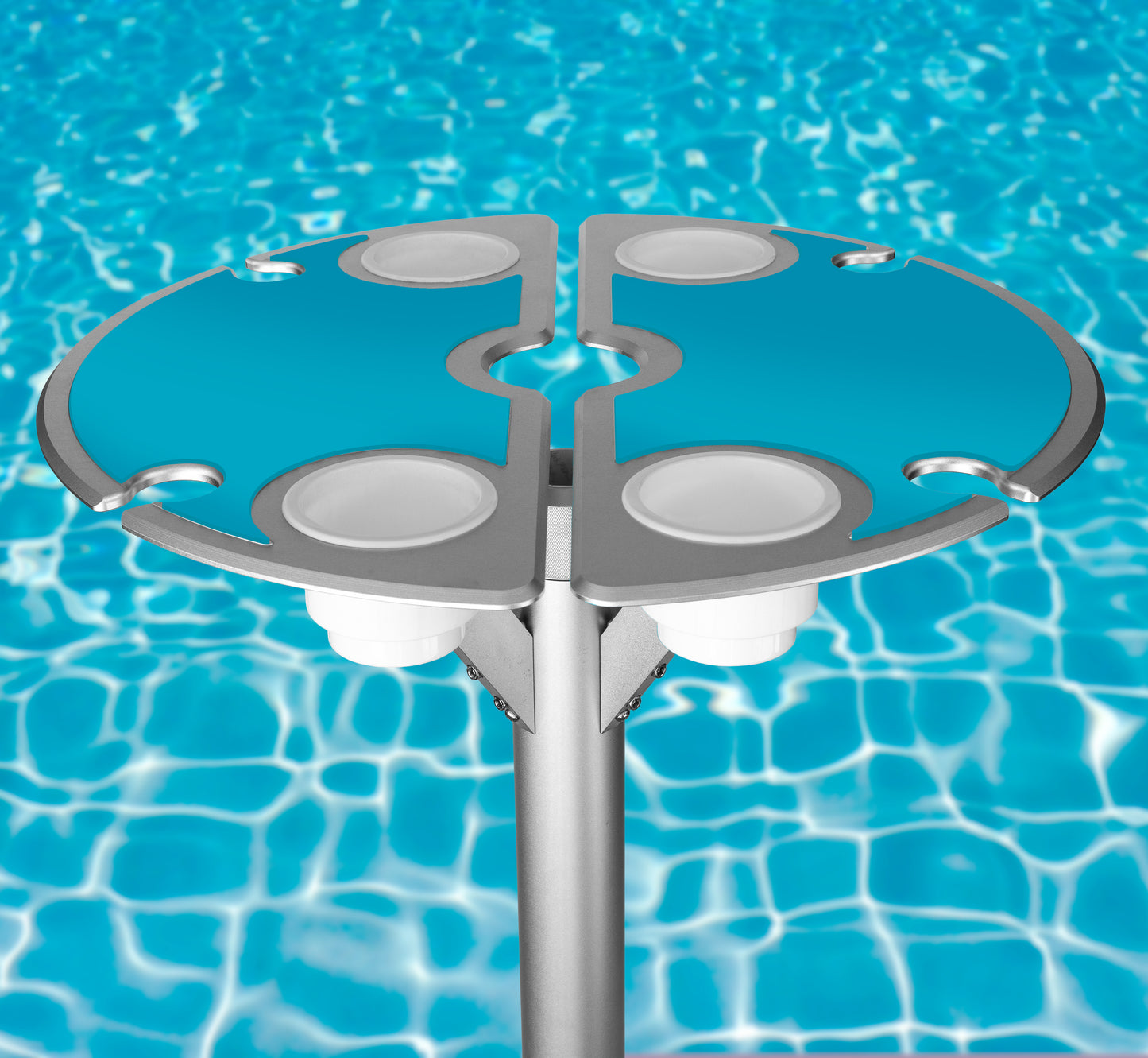 BAJAMATE Poolside Entertainment Table Colored Silicone Placemats