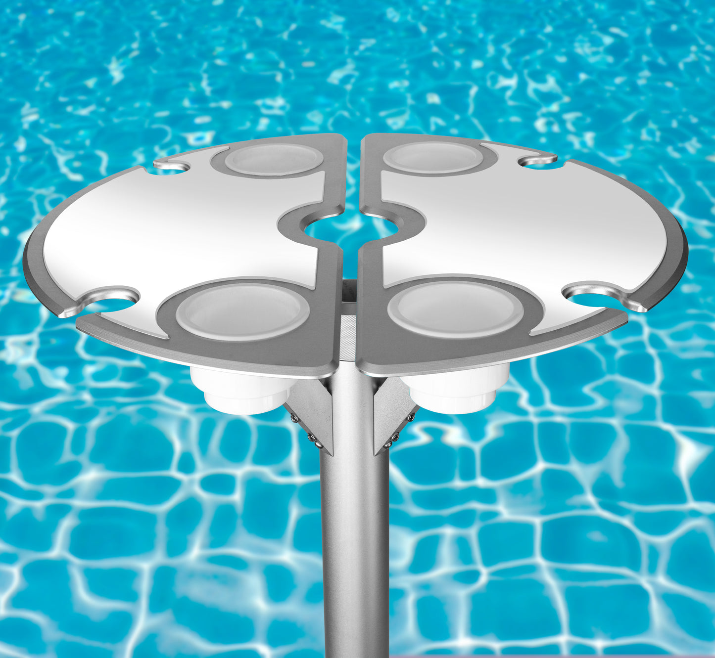 BAJAMATE Poolside Entertainment Table Colored Silicone Placemats