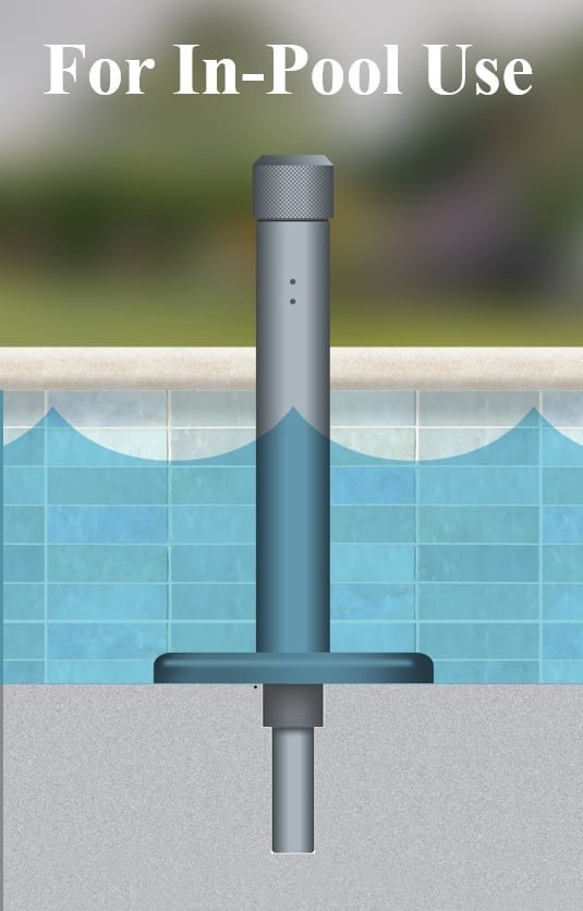 Great illustration showing BajaMate 316 Stainless Steel adapters in Pool Useage