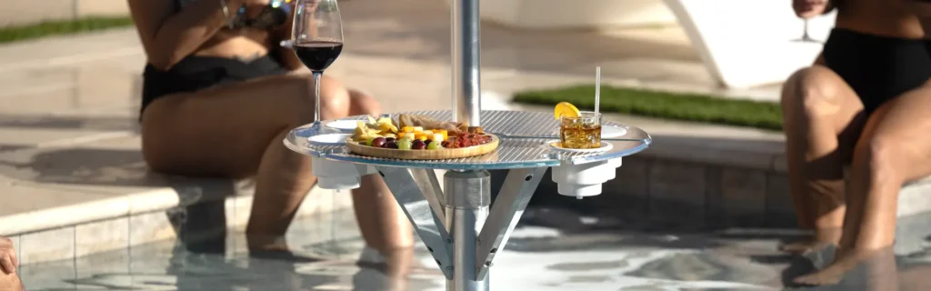 Baja Shelf Umbrella Adapter In-Pool Tables by BajaMate — premium poolside umbrella mount for Baja shelves