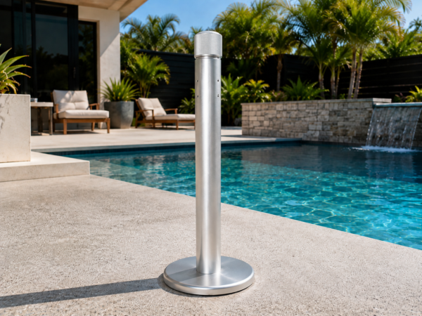 Additional view of Aluminum Pool Umbrella Base Adapter | BajaMate