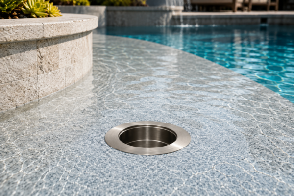 Additional view of Stainless Steel Pool Umbrella Sleeve | BajaMate